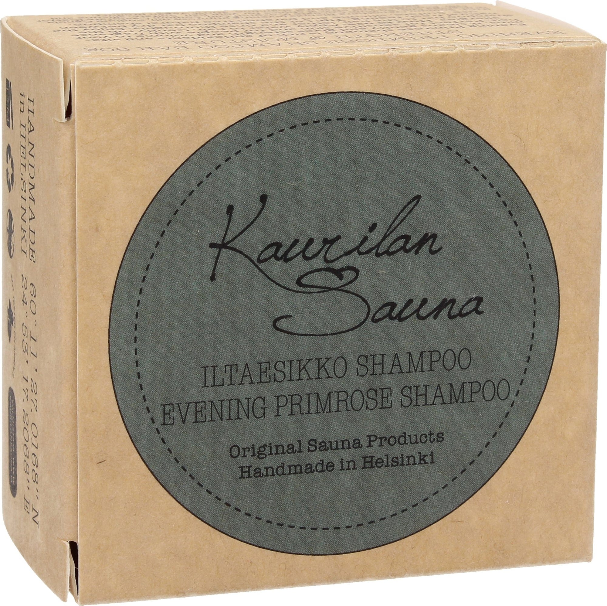 Kaurilan Sauna  Shampoo Bar Evening Primrose, Karton (90 g)