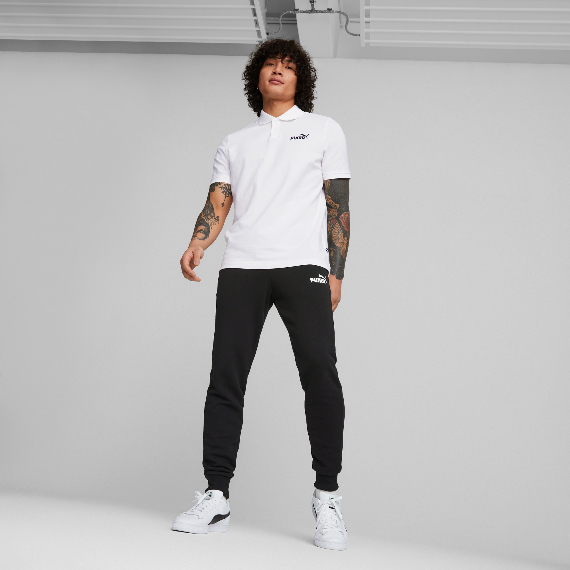 PUMA Trainingshose »ESS LOGO PANTS TR CL«  Jogginghose, French Terry Qualität