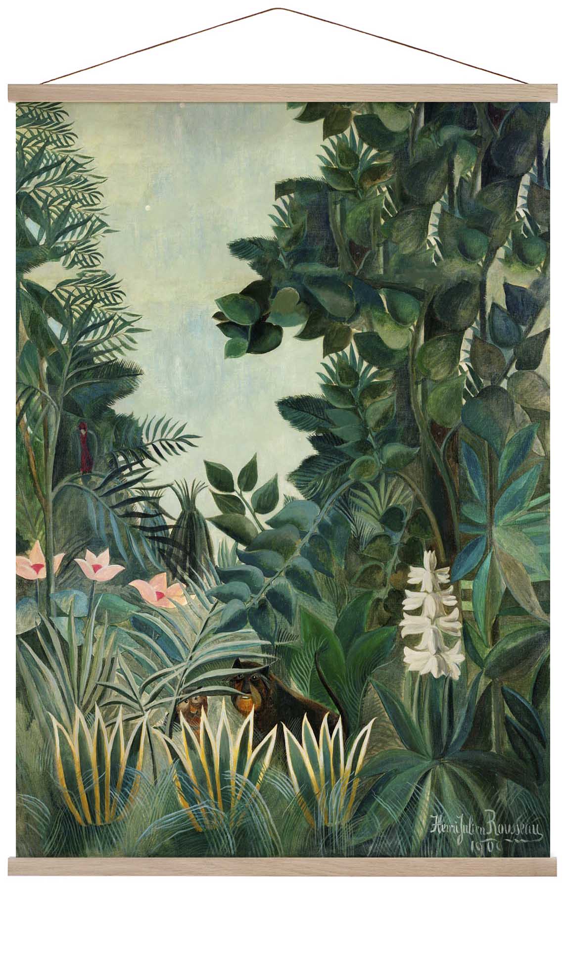 Der äquatoriale Dschungel von Rousseau Kunstdruck