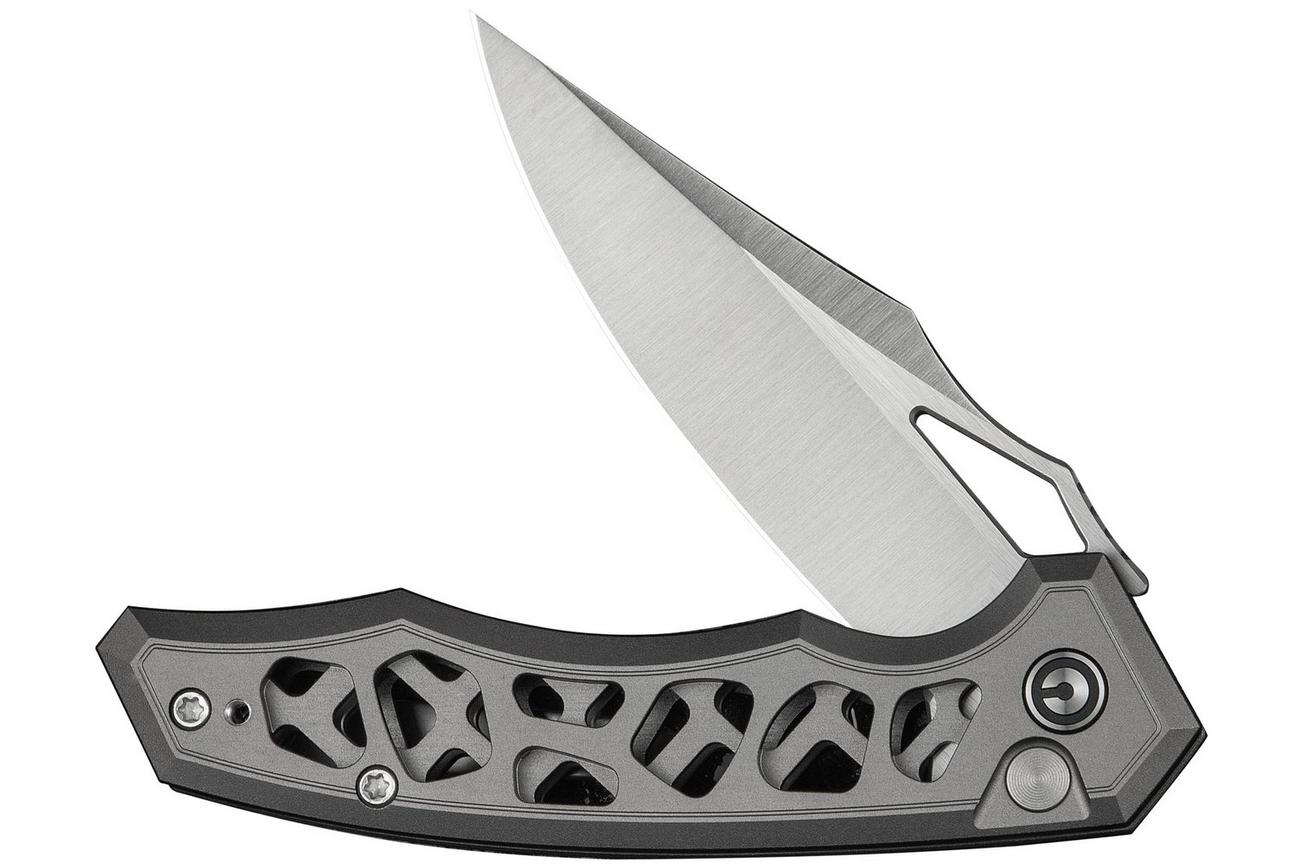 Civivi Anaaki C24039-2 Satin Gray Aluminum, zakmes