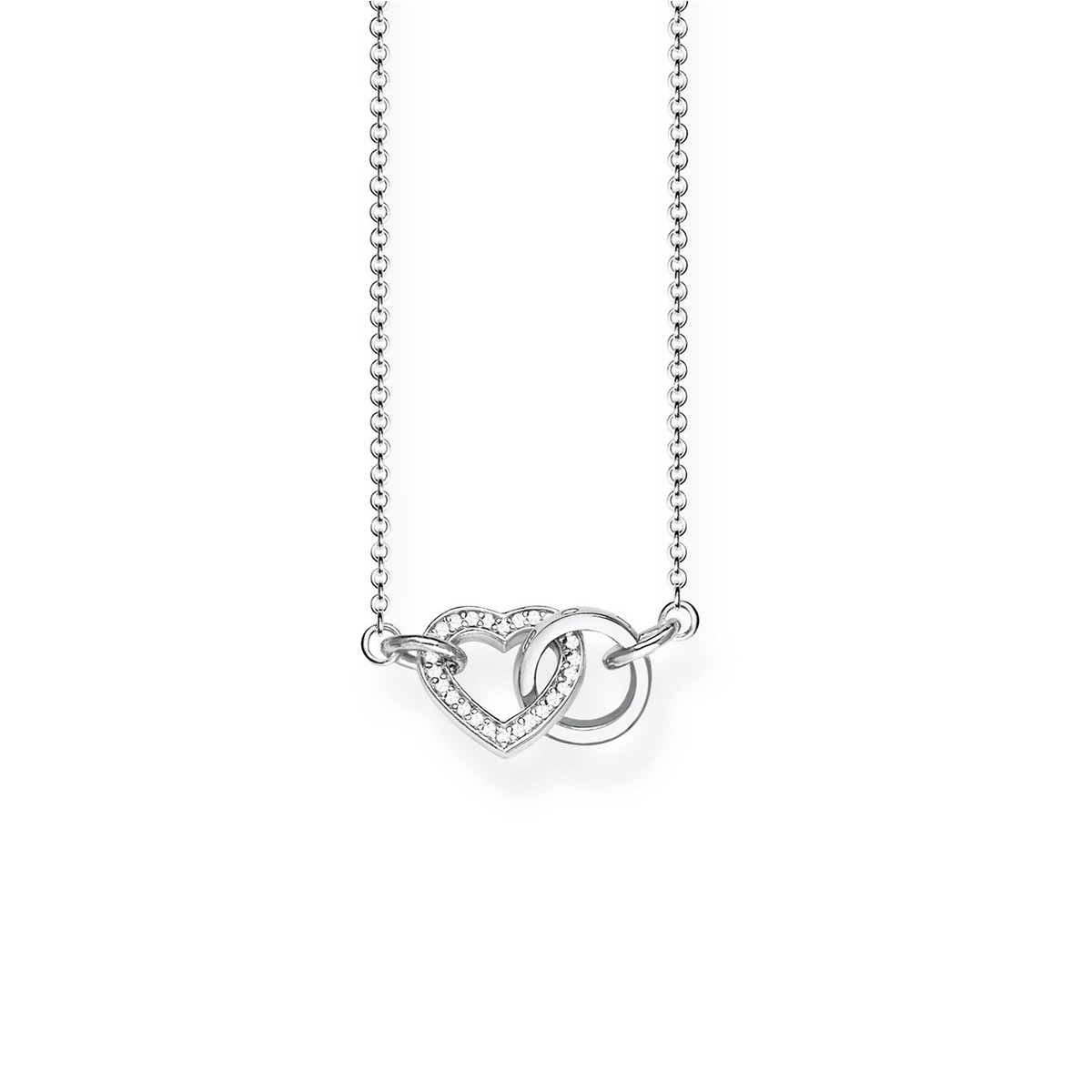 Collier THOMAS SABO argent 925 coeur et zirconias