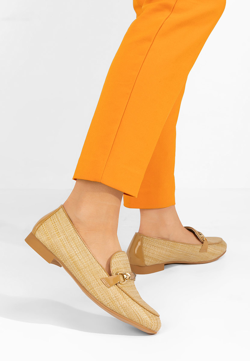 Mocassins femme chameau Tiny
