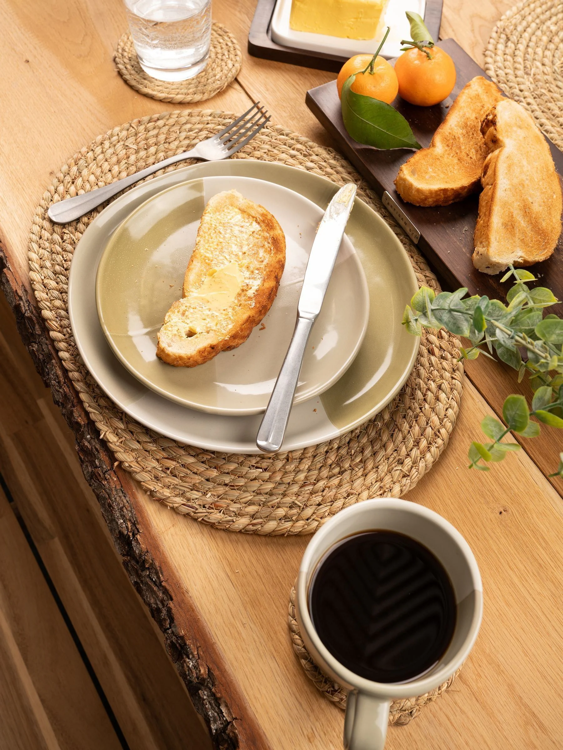 Artisan Street 12 Piece Cross Glaze Dinner Set