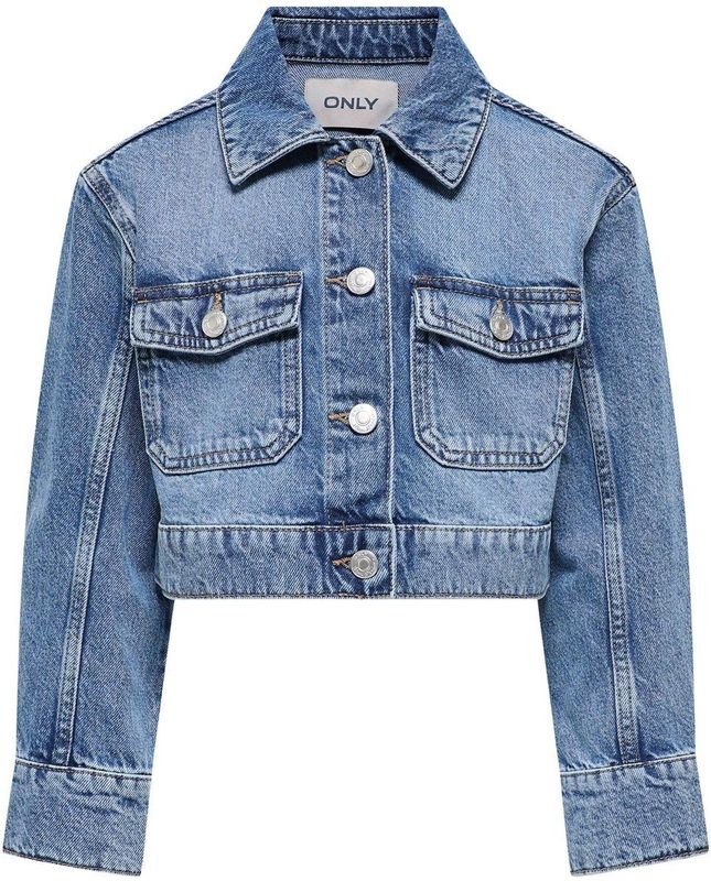ONLY GIRLS - Denim Jas - Blauw - Denim
