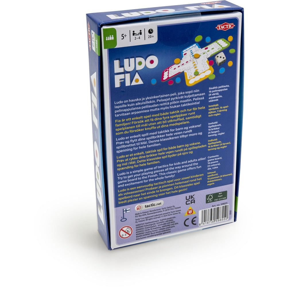 Køb Tactic Games Ludo Fia - Rejse Spil