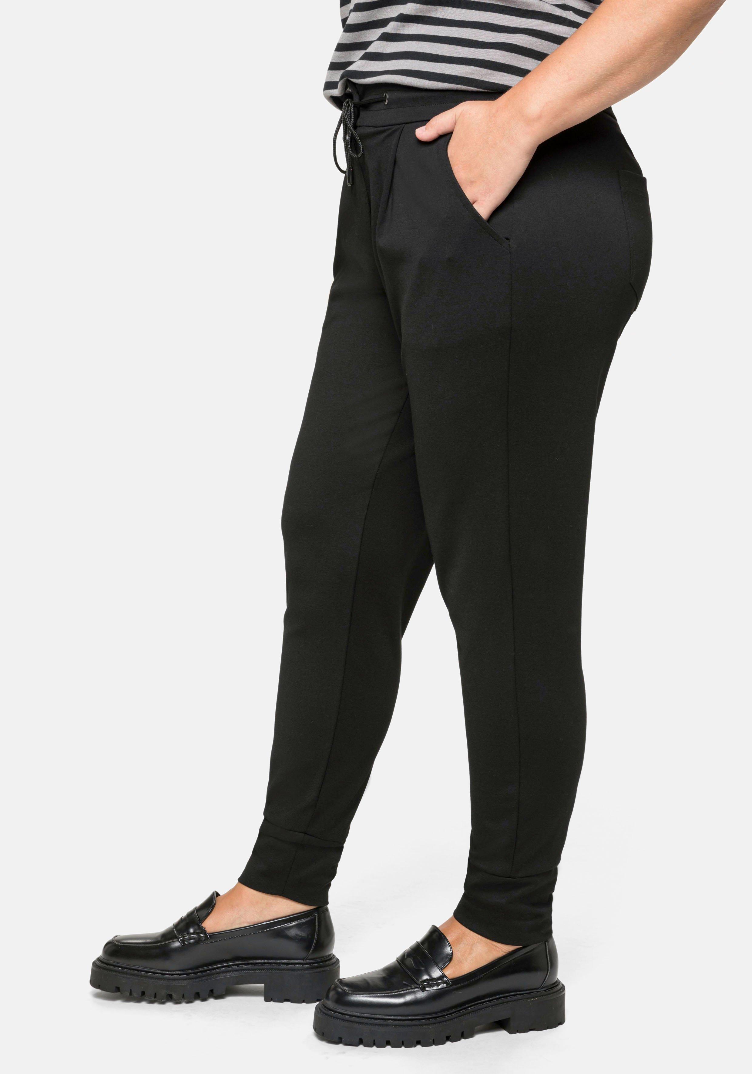 Joggpants mit Schlupfbund, aus Interlock-Qualität