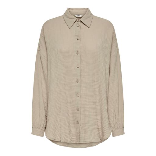 ONLY Thyra Oversized Skjorte, Oxford Tan, L