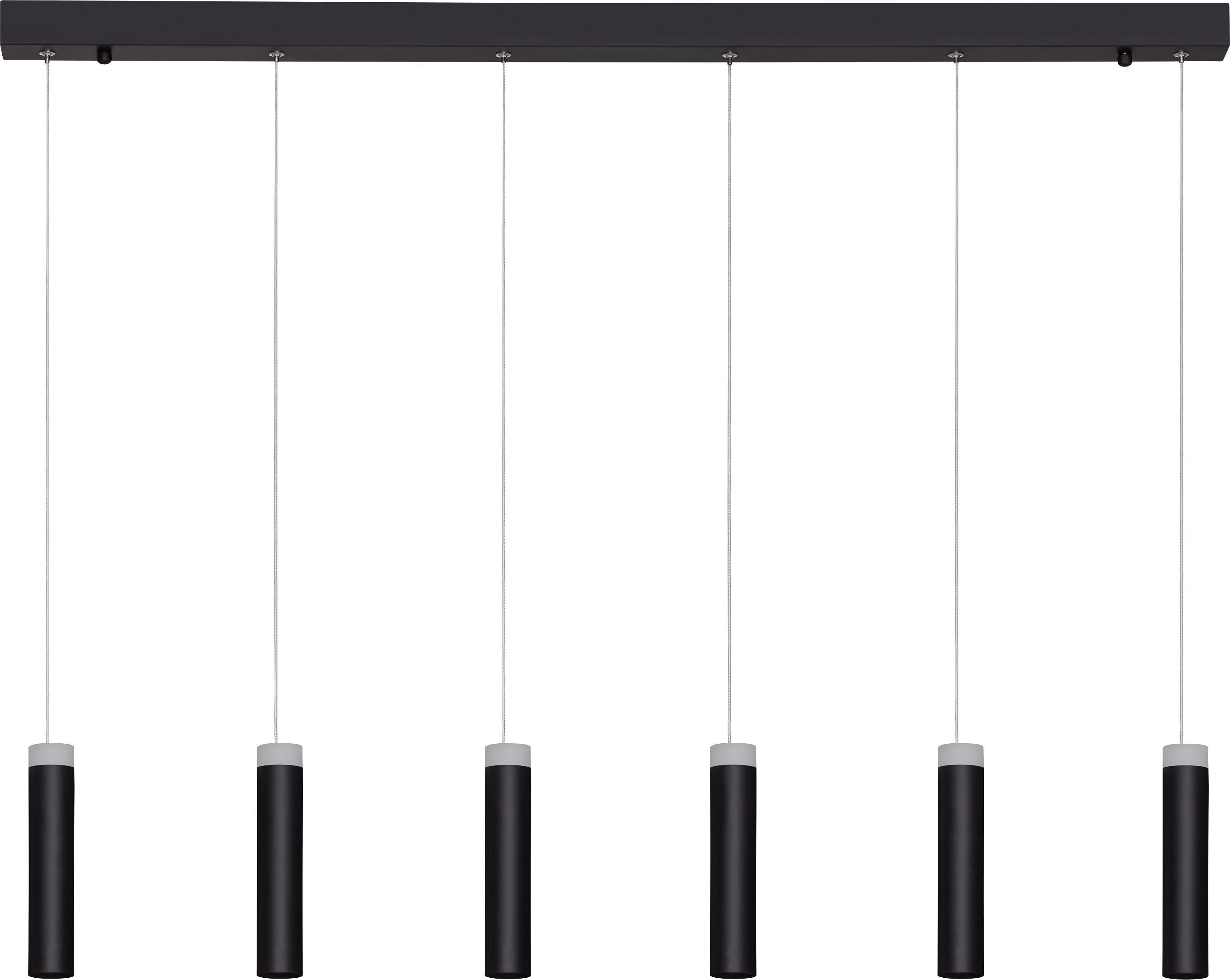 SORIA Hängeleuchte - Schwarz / B: 108.0 cm x T: 4.0 cm x H: 150.0 cm