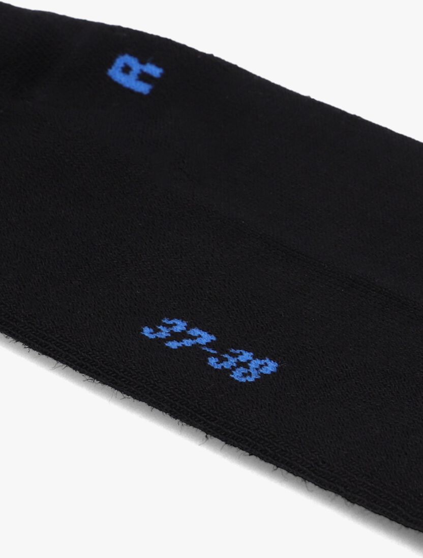 zwarte falke beenmode run rib