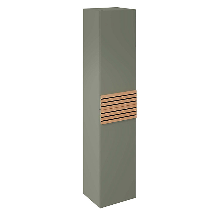 Colonne de salle de bains à suspendre ouverture droite Archi fougère mat H. 160 x L. 35 cm