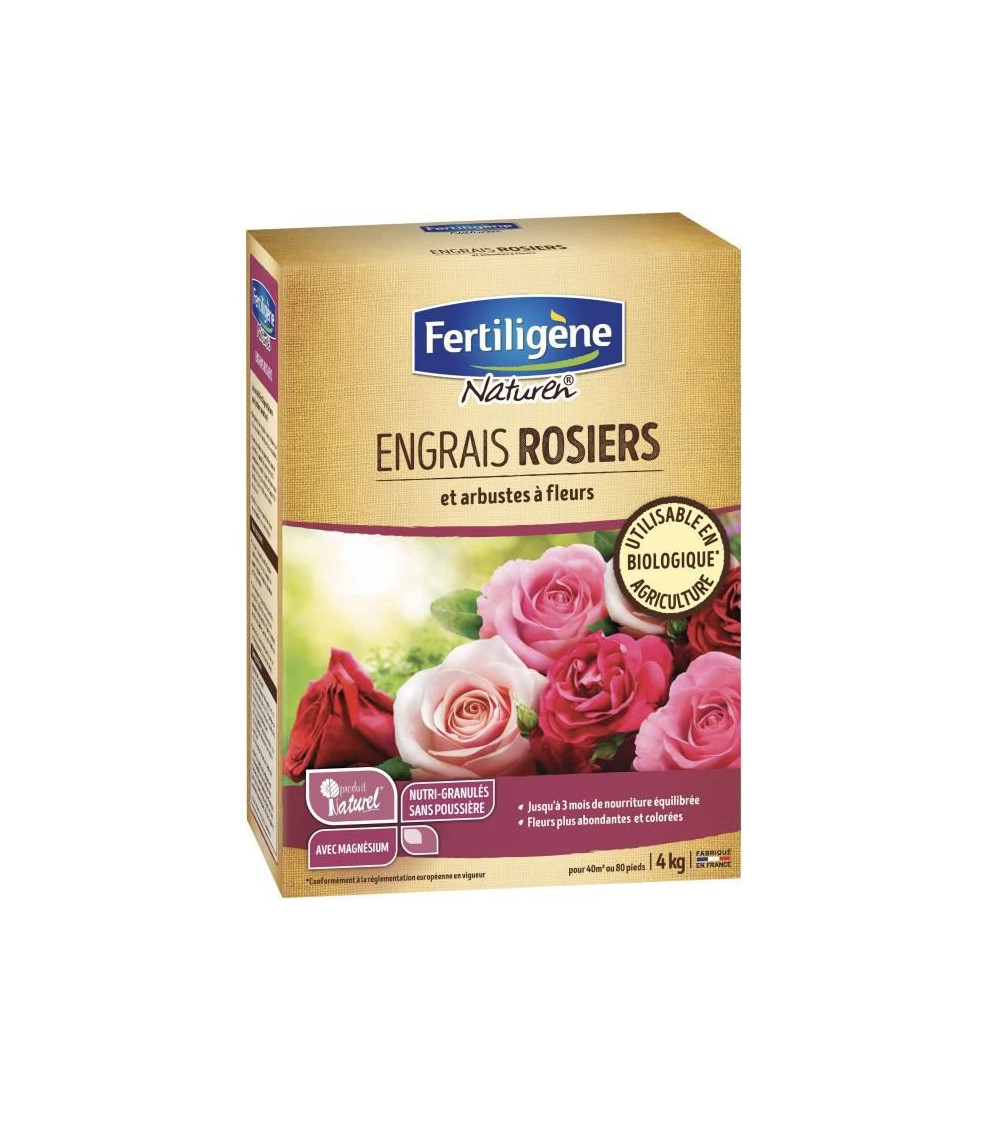 Engrais rosiers et arbustes a fleurs - 4 kg