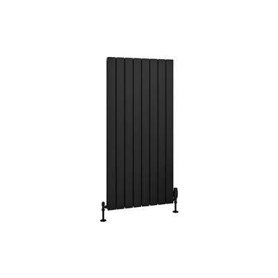 Eastbrook Hadleigh radiator 55x120cm aluminium 1558W zwart mat