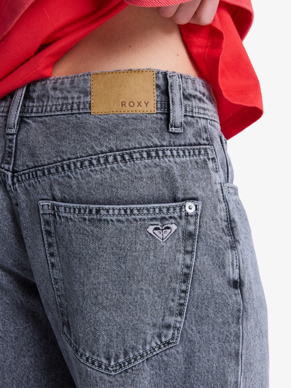 Dawn Patrol Mid Lava Jeans à coupe ample Noir Femme