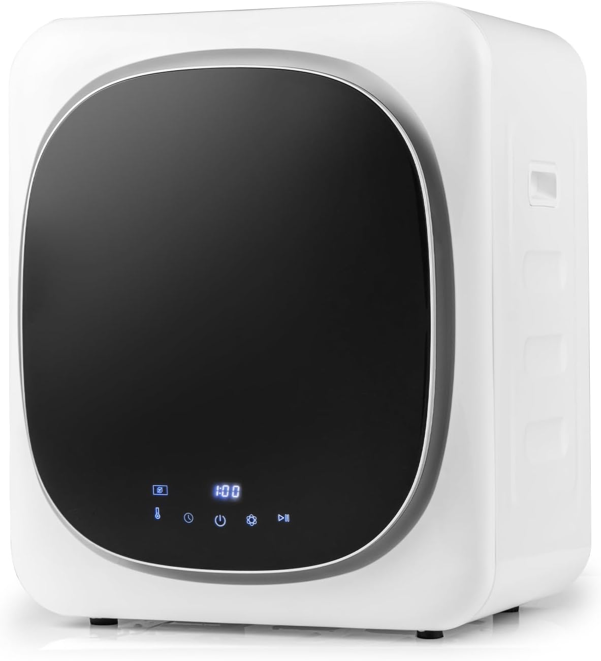 COSTWAY Mini Wäschetrockner 5KG, bis zu 69℃, LED Touch-Screen, Ablufttrockner mit Desinfektion & Desodorierung & Überhitzungsschutz, Mehrfachfiltration, 4 Temperaturen und 6 Timer, 800W