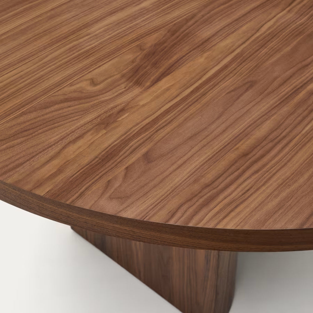 Kave Home Nealy Eettafel Ã 150 cm - Walnoot