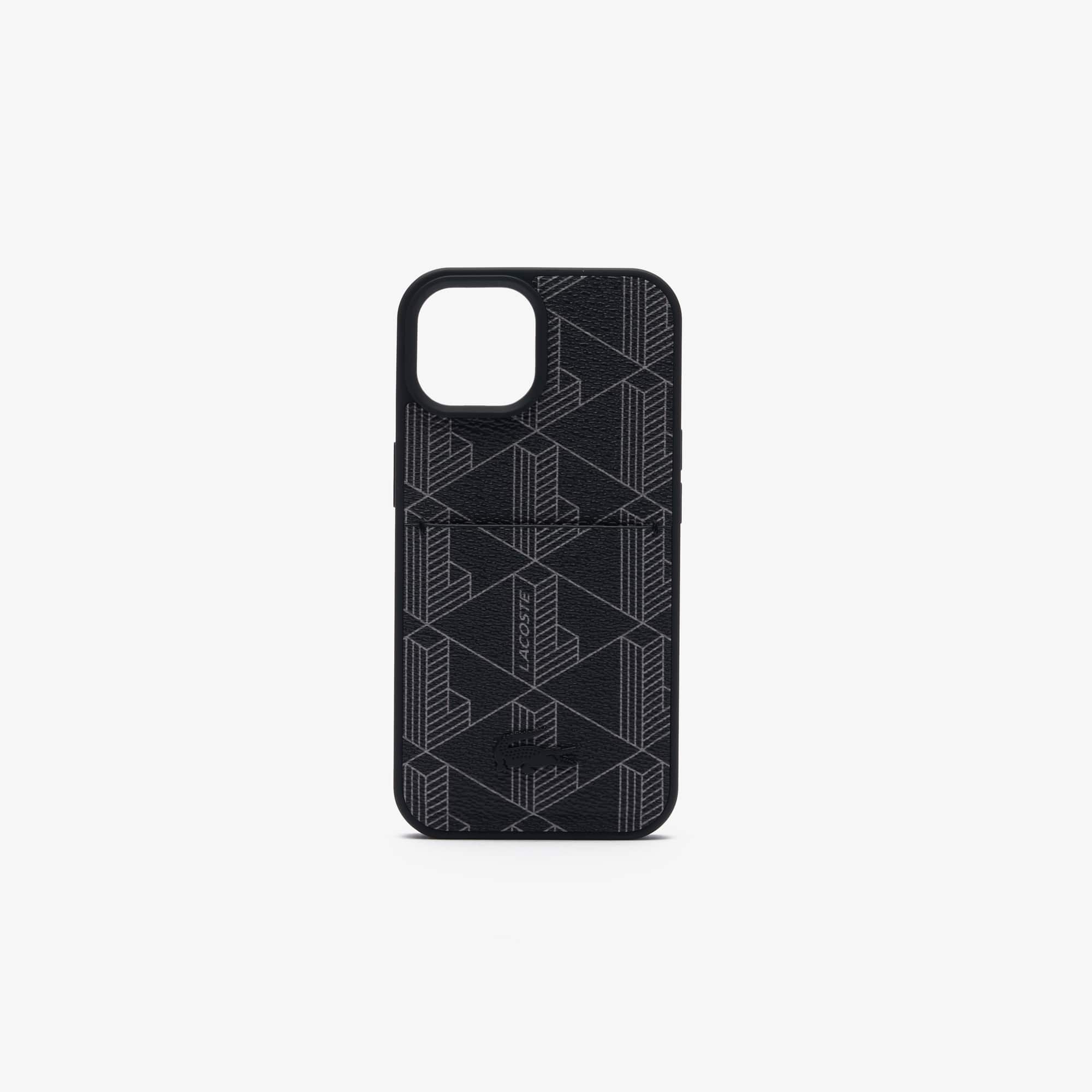 Coque iPhone 15 The Blend imprimé crocodile Coques iPhone - Noir - Lacoste - Unisex