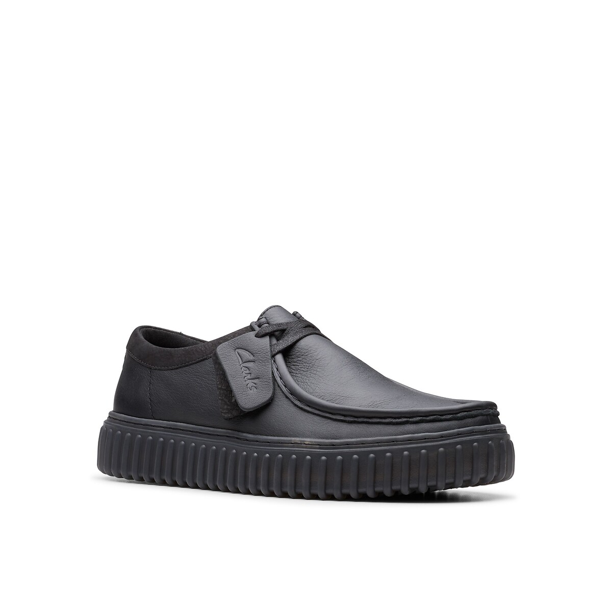 CLARKS<br>Derby's de couro Torhill Lo