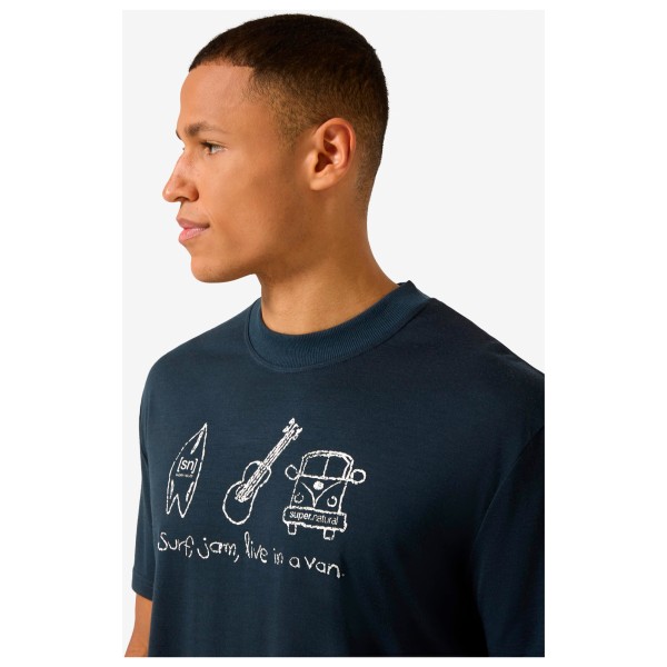 super.natural - Van Life Bio Jersey Tee - Haut en mérinos