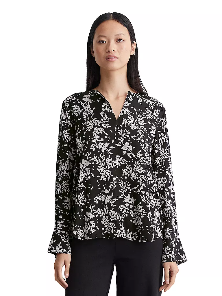MARC O'POLO Blusenshirt  schwarz