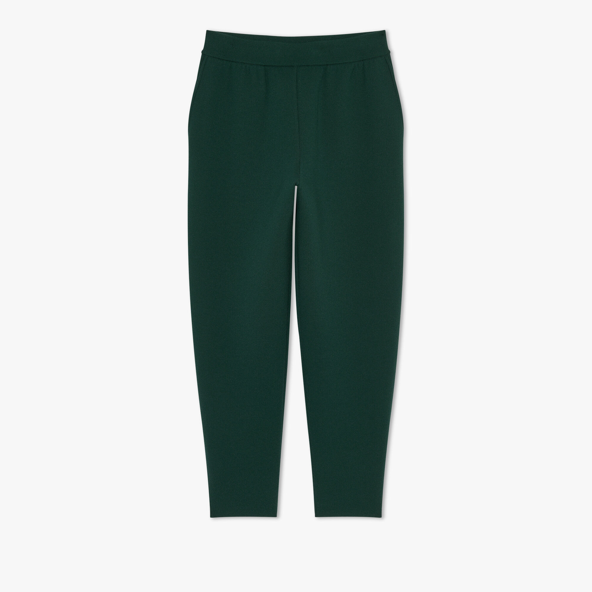Pantalon En Laine Double Face Scritto