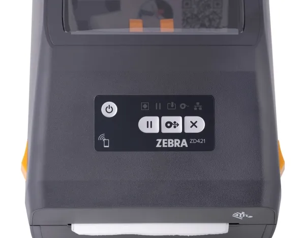 Zebra ZD421d - Etiketprinter - direkte termisk - Rulle (10,8 cm) - 300 dpi - op til 102 mm/sek. - USB 2.0, USB vært - grå