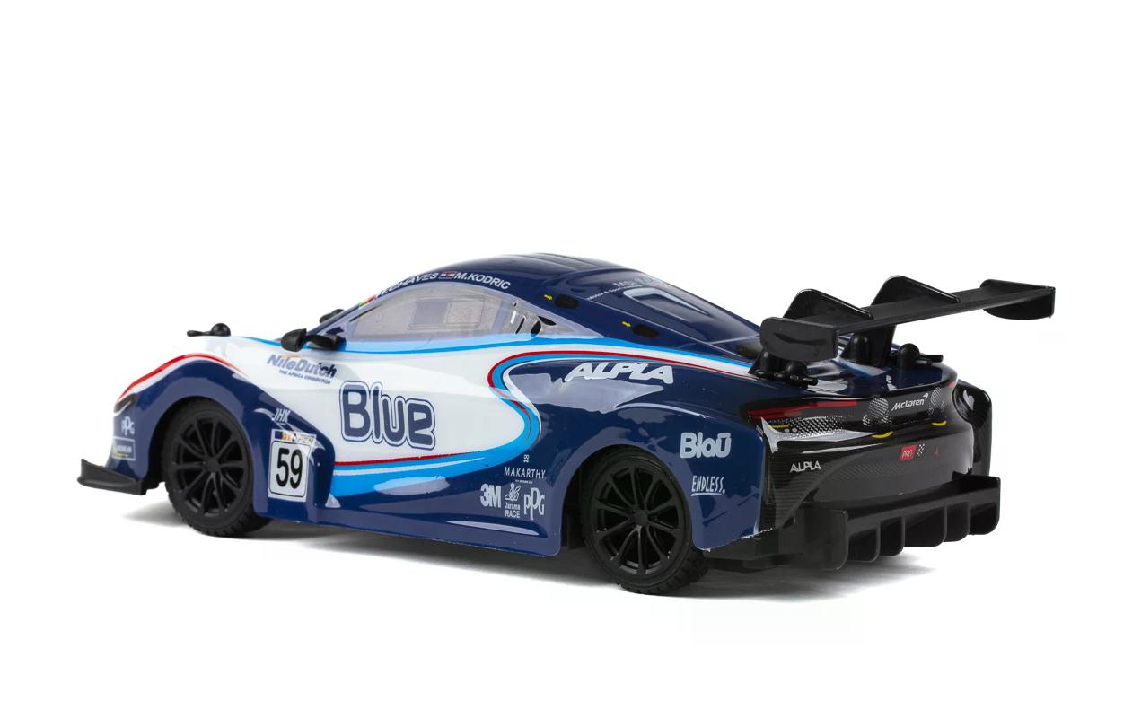 Auto McLaren 720S GT3 Blau, 1:24Ferngesteuerter Sportwagen für Kinder ab 6 Jahren