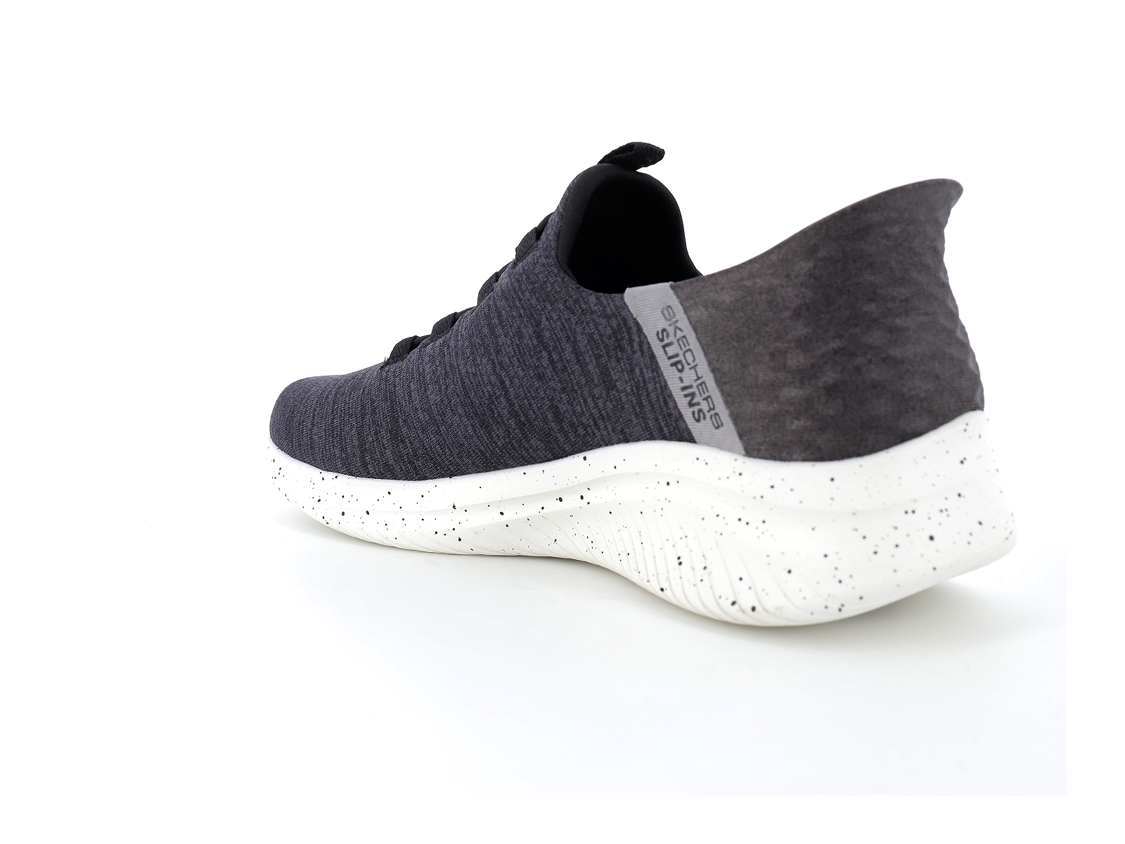 Skechers-ULTRA FLEX 3.0 RIGHT AWAY Matières combinées Noir Gris