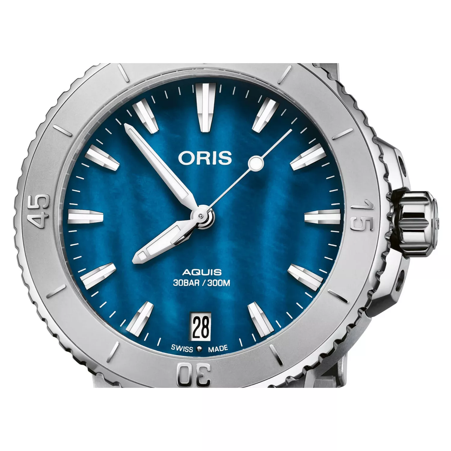 ORIS Aquis Date Ladies 01-733-7770-4155-07-8-18-05P