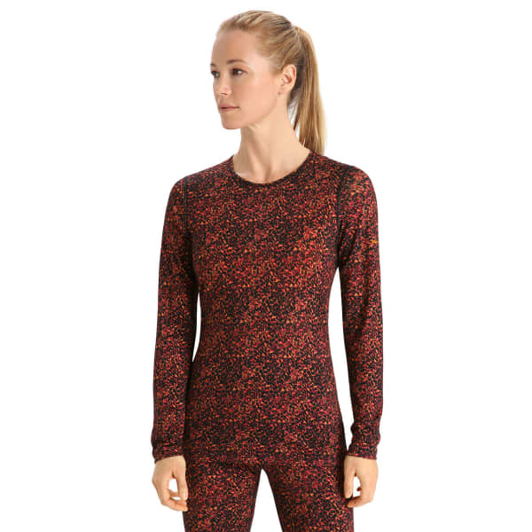 T-shirt thermique ICEBREAKER 200 OASIS LEGGINGS LICH W BLACK/CHERRY