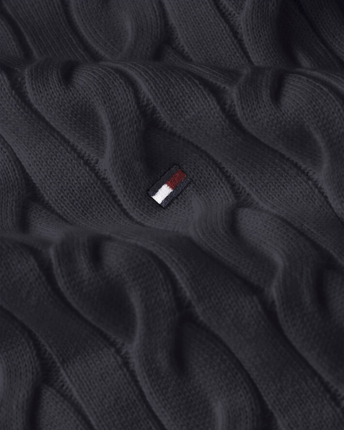 Tommy Hilfiger CLASSIC CABLE CREW NECK Desert sky