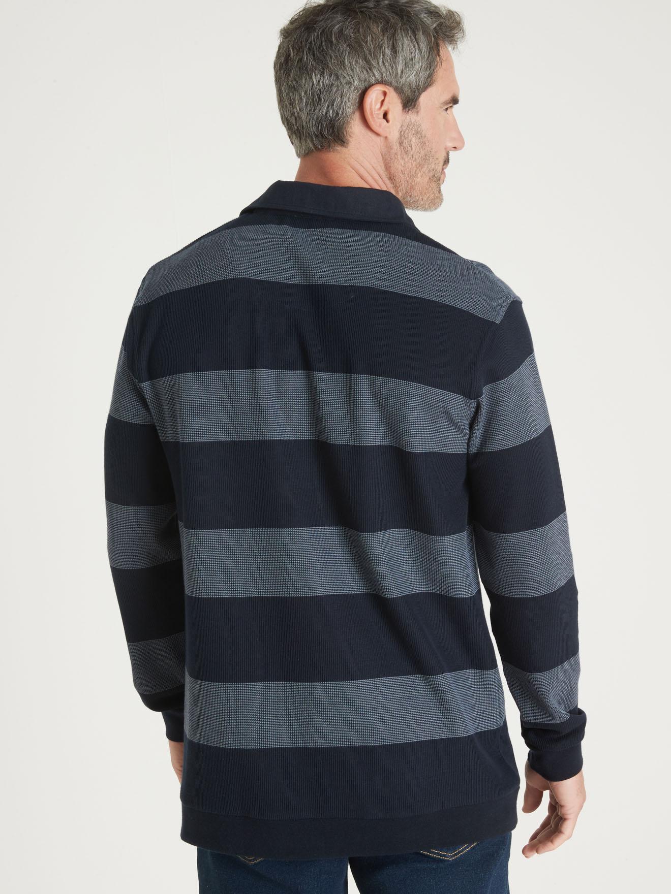 Polo manches longues pur coton