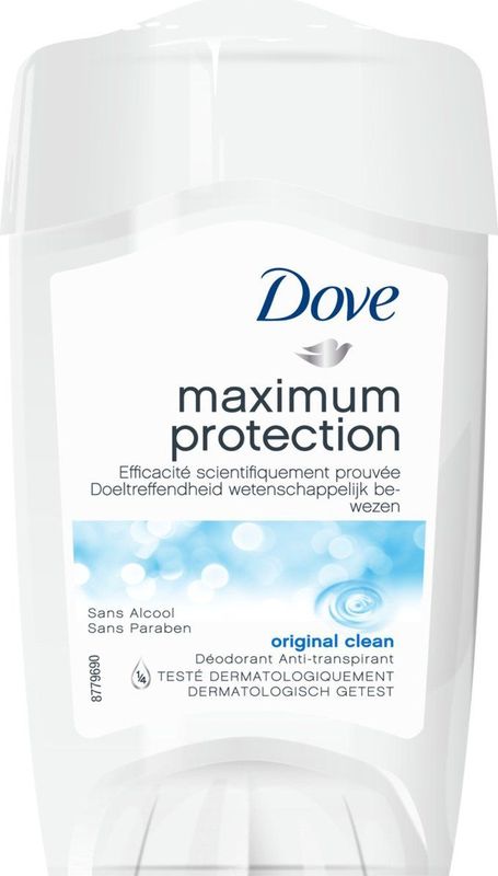 Dove Maximum Protection Original Clean Anti- Transpirant Deodorant Stick - 45 ml
