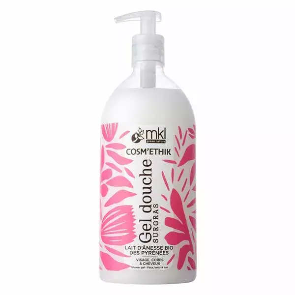 Gel de Banho MKL Green Nature Cosm'Ethik com Leite de Burra de Gers 1L