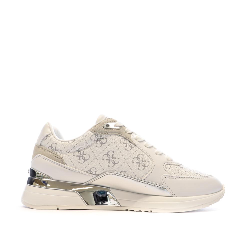 Guess Baskets Blanches Femme Guess Moxea12