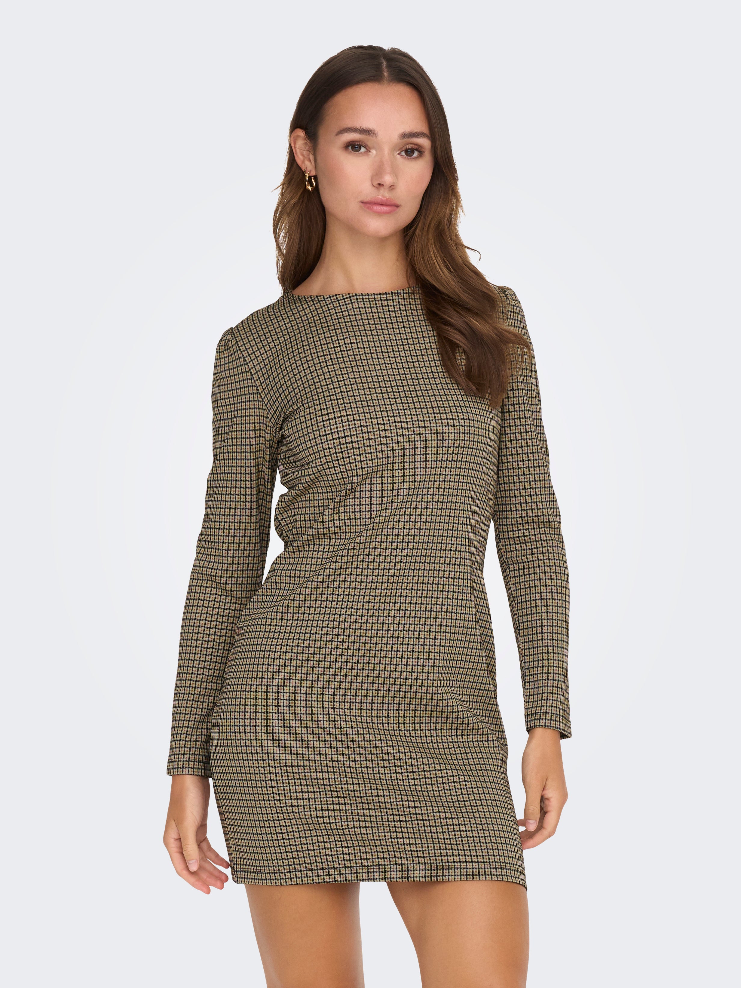 JDYGEGGO Kurzes Kleid Sandshell
