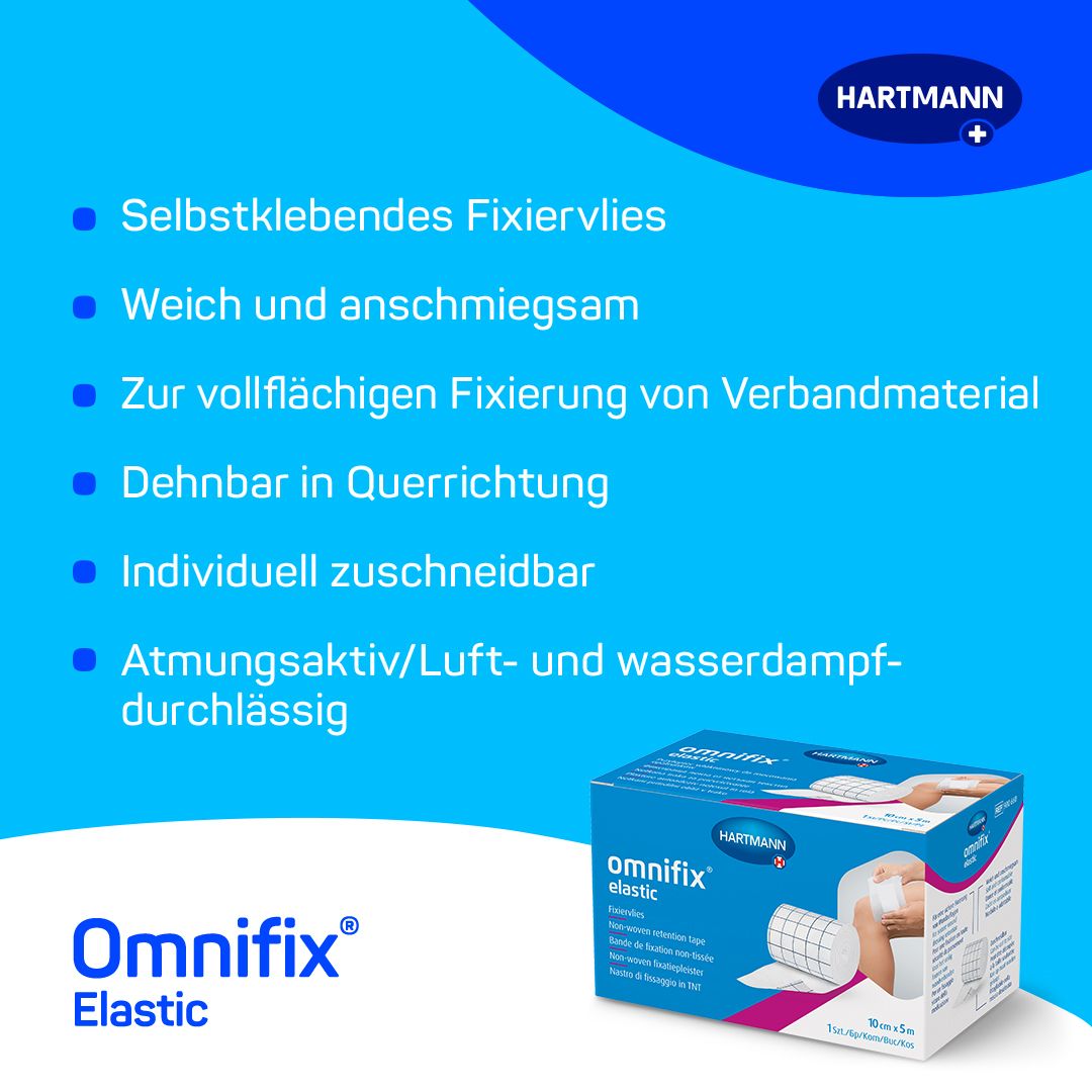Omnifix® elastic Fixiervlies 5 cm x 10 m