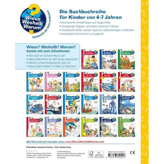 Wieso?Weshalb?Warum? - Komm mit zum Schwimmen - Band 26