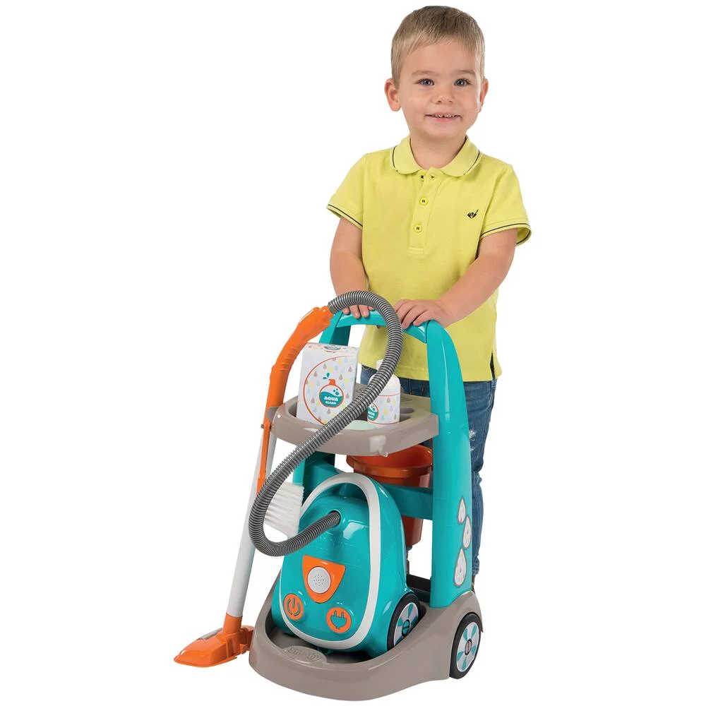 CHARIOT DE MENAGE + ASPIRATEUR