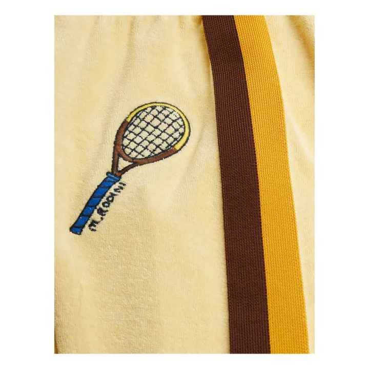 Mini Rodini Pantalon Tennis Eponge Bio | Jaune pâle