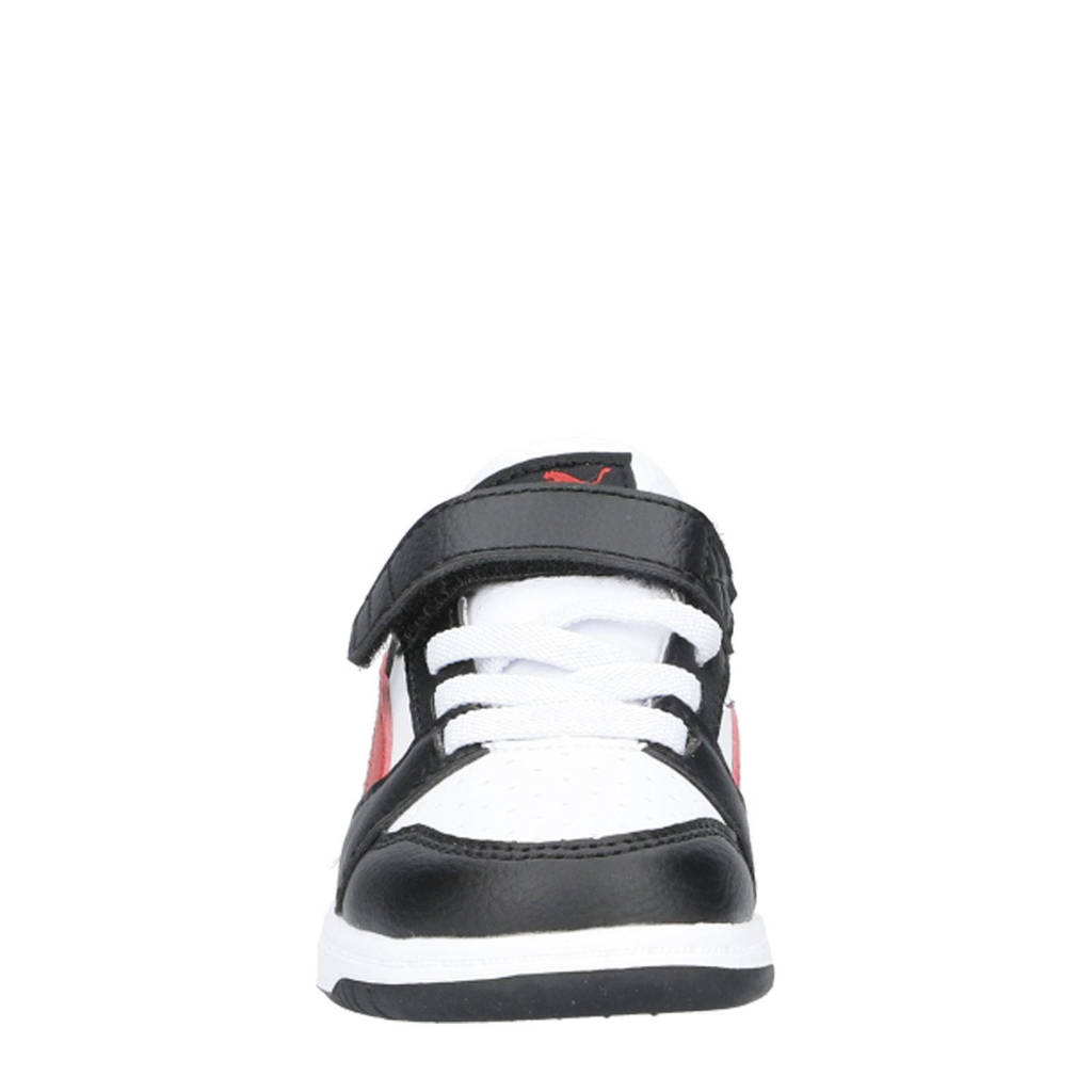 Puma Rebound V6 Lo AC+ Infsneakers wit/rood/zwart