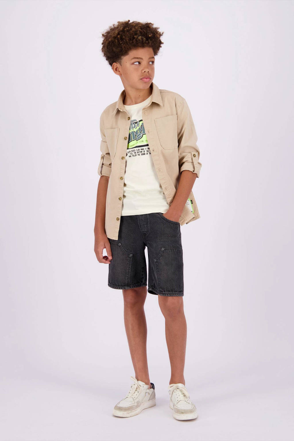 Vingino denim short Cabrini black denim
