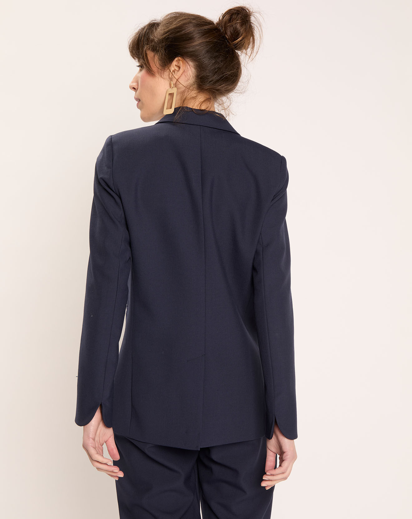 Zapa Veste en Laine mélangée Victoria marine