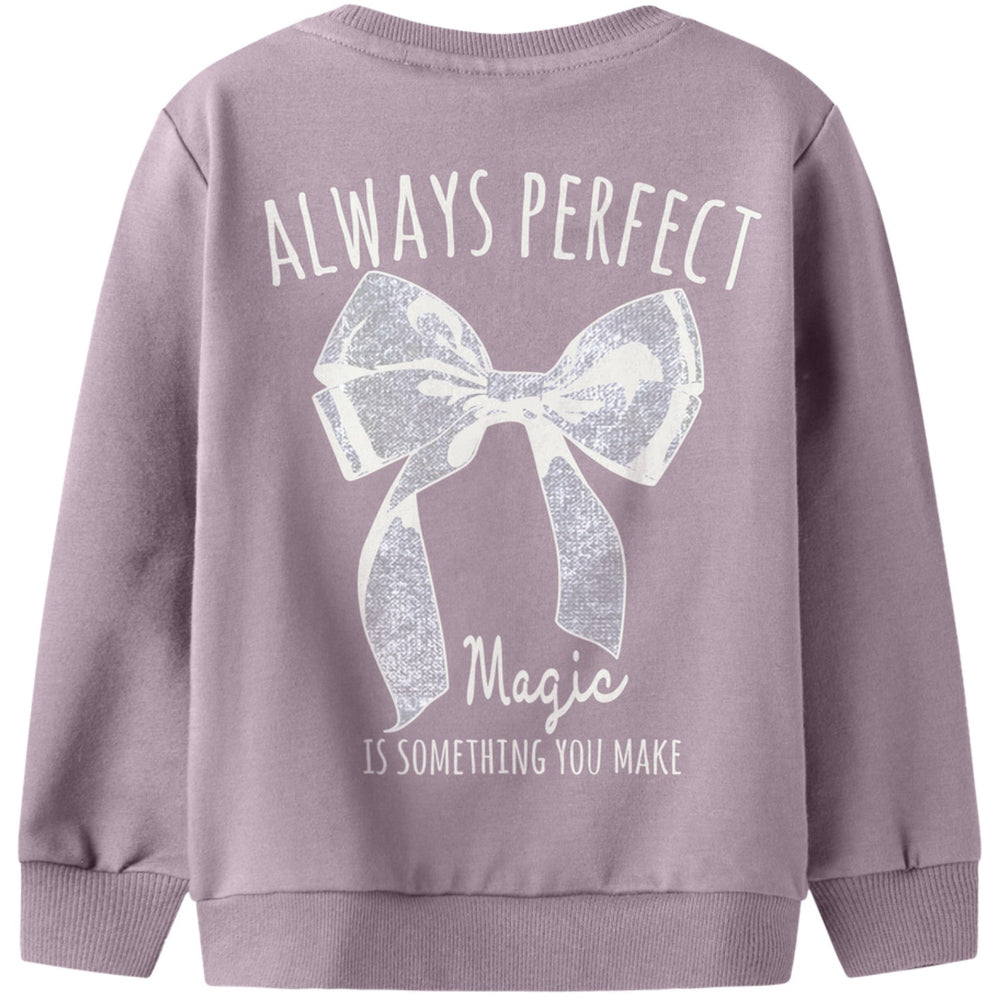 Køb Name It Keepsake Lilac Nmfsakkina Ls Sweat Box Bru