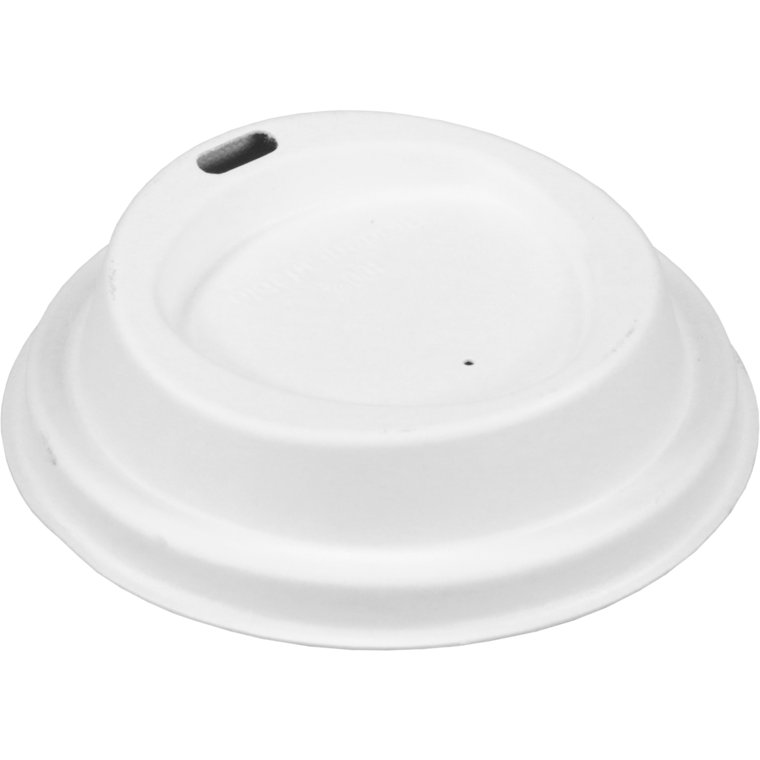 Depa Deksel, Bagasse (suikerrietpulp), Ø90mm, wit
