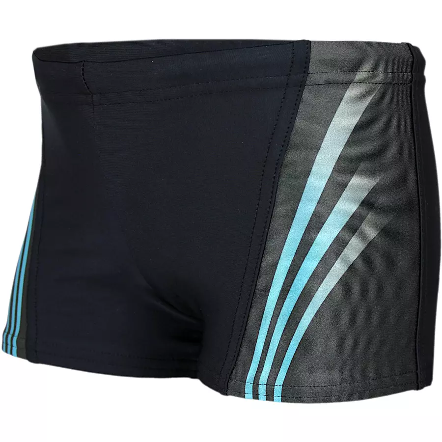 Aquarti Jungen Schwimmhose Kontrastfarbige Einsätze schwarzblau