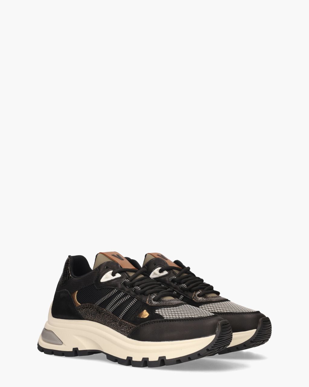 Via Vai Liz Dae Zwart Damessneakers