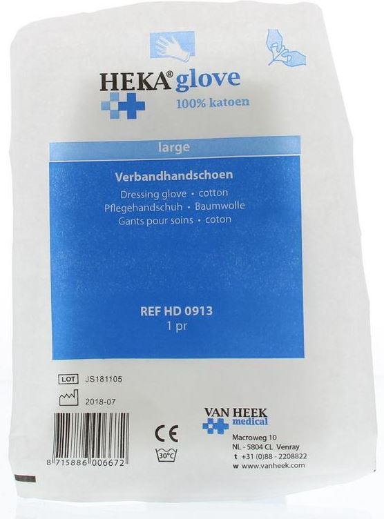 Heka Verbandhandschoen Large 2 stuks