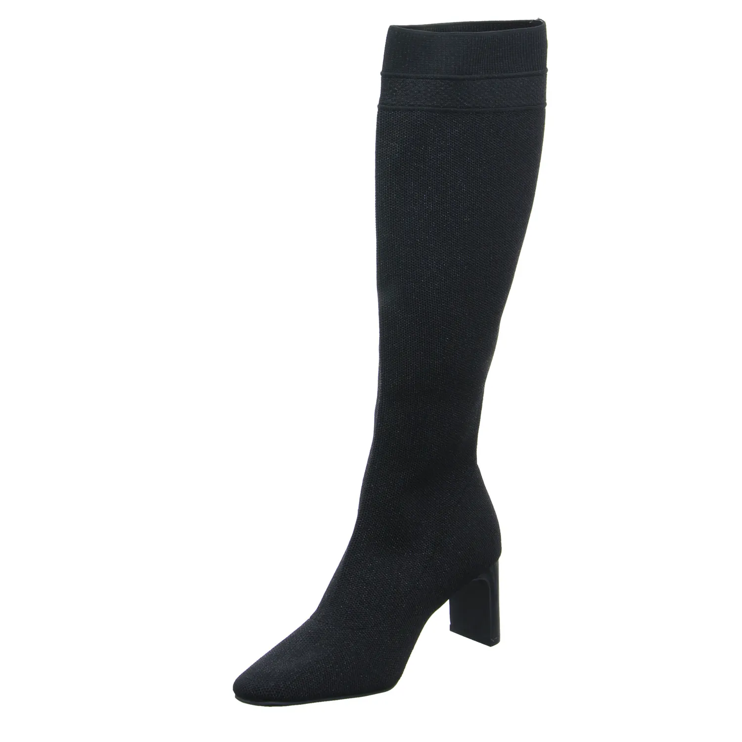 LA STRADA Stiefel Schwarz Textil
