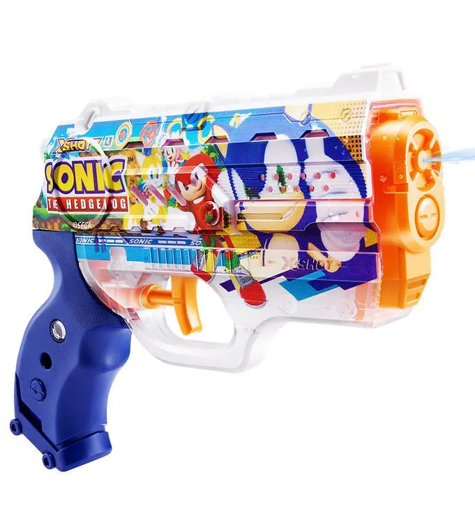 XSHOT Fast-Fill Skins Nano Sonic The Hedgehog Water Blaster