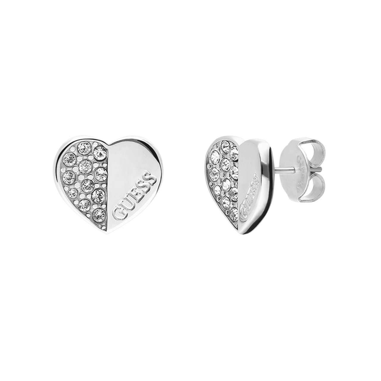 Guess stalen oorbellen LOVELY GUESS